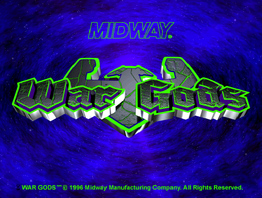 War Gods (HD 10-09-1996 - Dual Resolution) Title Screen